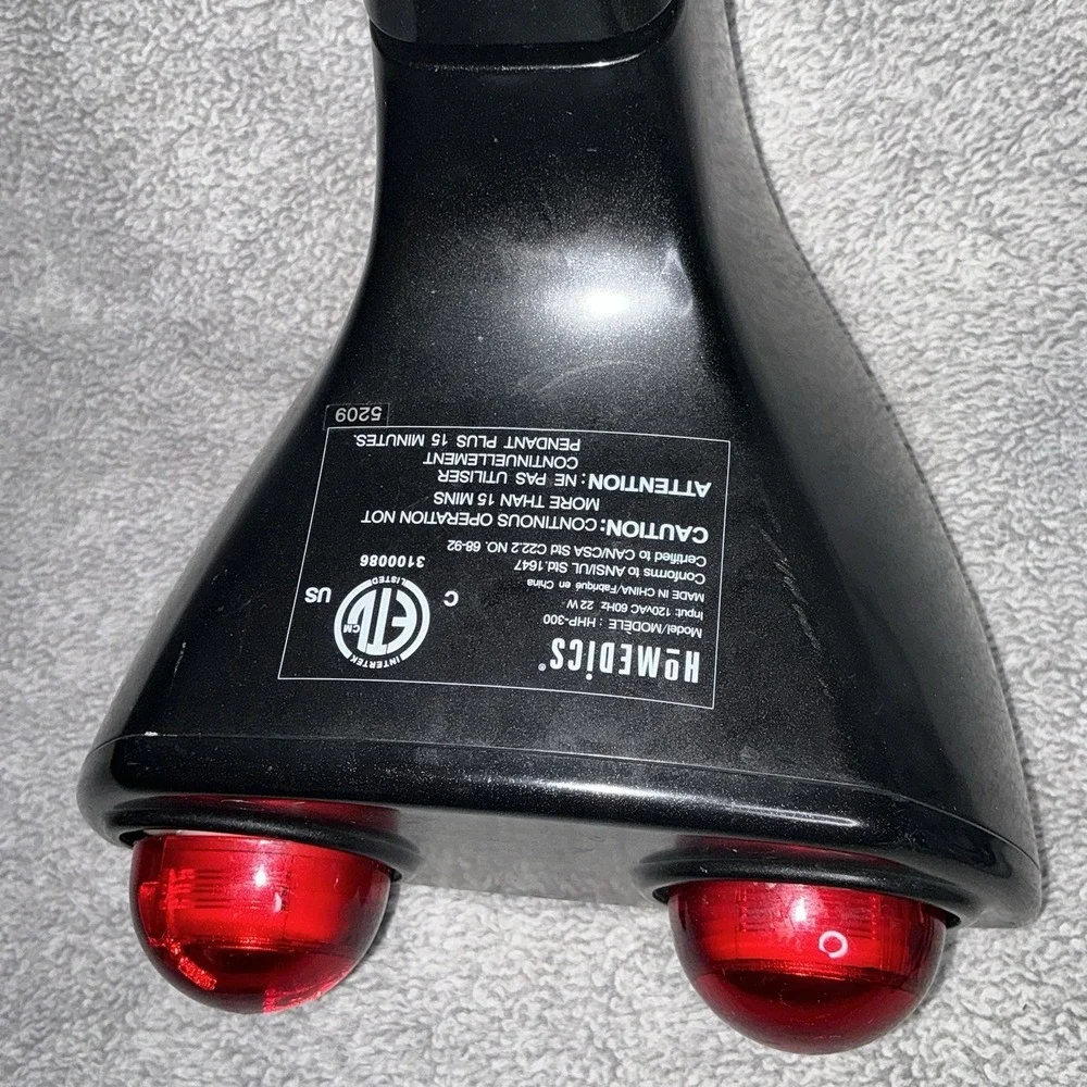 HOMEDICS HHP-300 - Hand Held Heat Shoulder Back Body Percussion Massager Vibrate